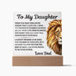 To My Daughter | This Old Lion