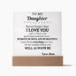 To My Daughter | Never Forget
