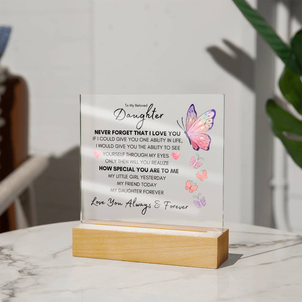 To My Beloved Daughter NIGHT LIGHT | My Daughter Forever