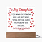 To My Daughter | Never Outgrow My Heart