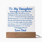 To My Daughter | Stay Awesome