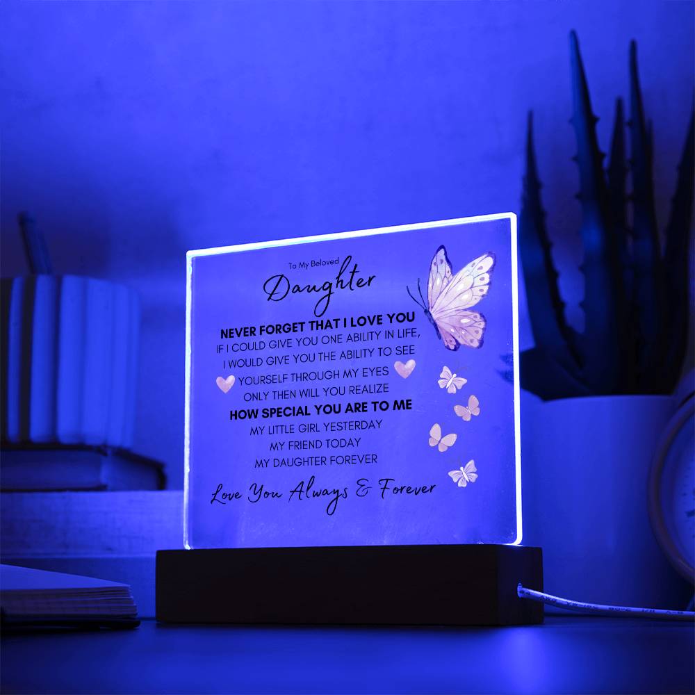 To My Beloved Daughter NIGHT LIGHT | My Daughter Forever