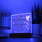 To My Beloved Daughter NIGHT Light | My Daughter Forever