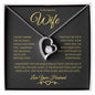To My Beloved Wife | Eternal Love - Black & Gold