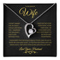 To My Beloved Wife | Eternal Love - Black & Gold