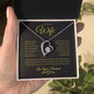 To My Beloved Wife | Eternal Love - Black & Gold