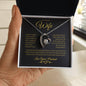 To My Beloved Wife | Eternal Love - Black & Gold