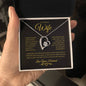 To My Beloved Wife | Eternal Love - Black & Gold