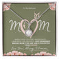 "To My Beloved Mother" Heart Necklace | Straighten Your Crown