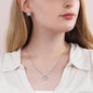 "To My Beloved Daughter " Love Knot Necklace