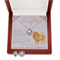 "To My Beautiful Daughter" Heart Necklace & Earring Set