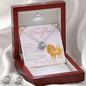 "To My Beautiful Daughter" Heart Necklace & Earring Set