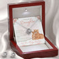 "To My Beautiful Daughter" Heart Necklace & Earring Set