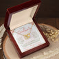 "To My Beloved Soulmate" Double Heart Necklace