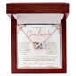 "To My Beloved Soulmate" Double Heart Necklace