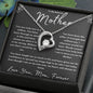 "To My Beloved Mother" Heart Necklace