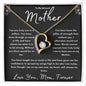 "To My Beloved Mother" Heart Necklace