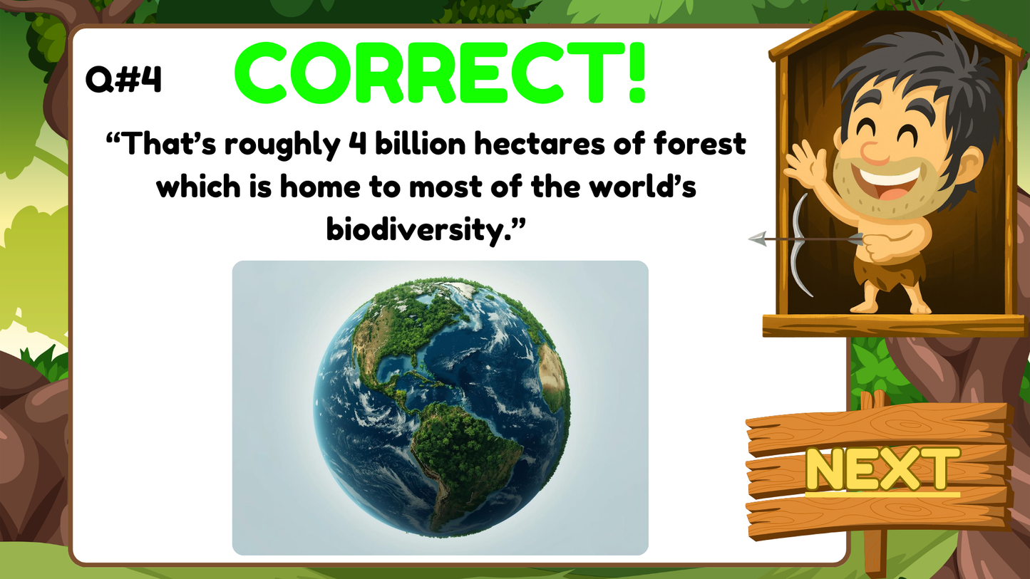 20 FUN FOREST TRIVIA TRUE or FALSE FACTS QUIZ FOR KIDS AGES 5-12(Parent Approved)