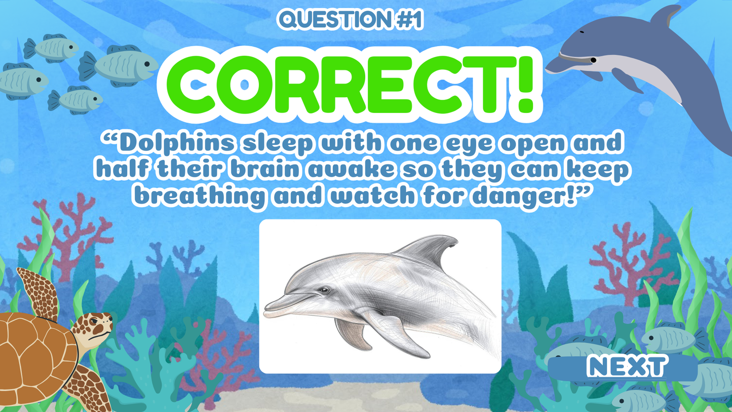 20 FUN OCEAN TRUE OR FALSE TRIVIA QUIZ FOR KIDS AGES 5-12(Parent Approved)