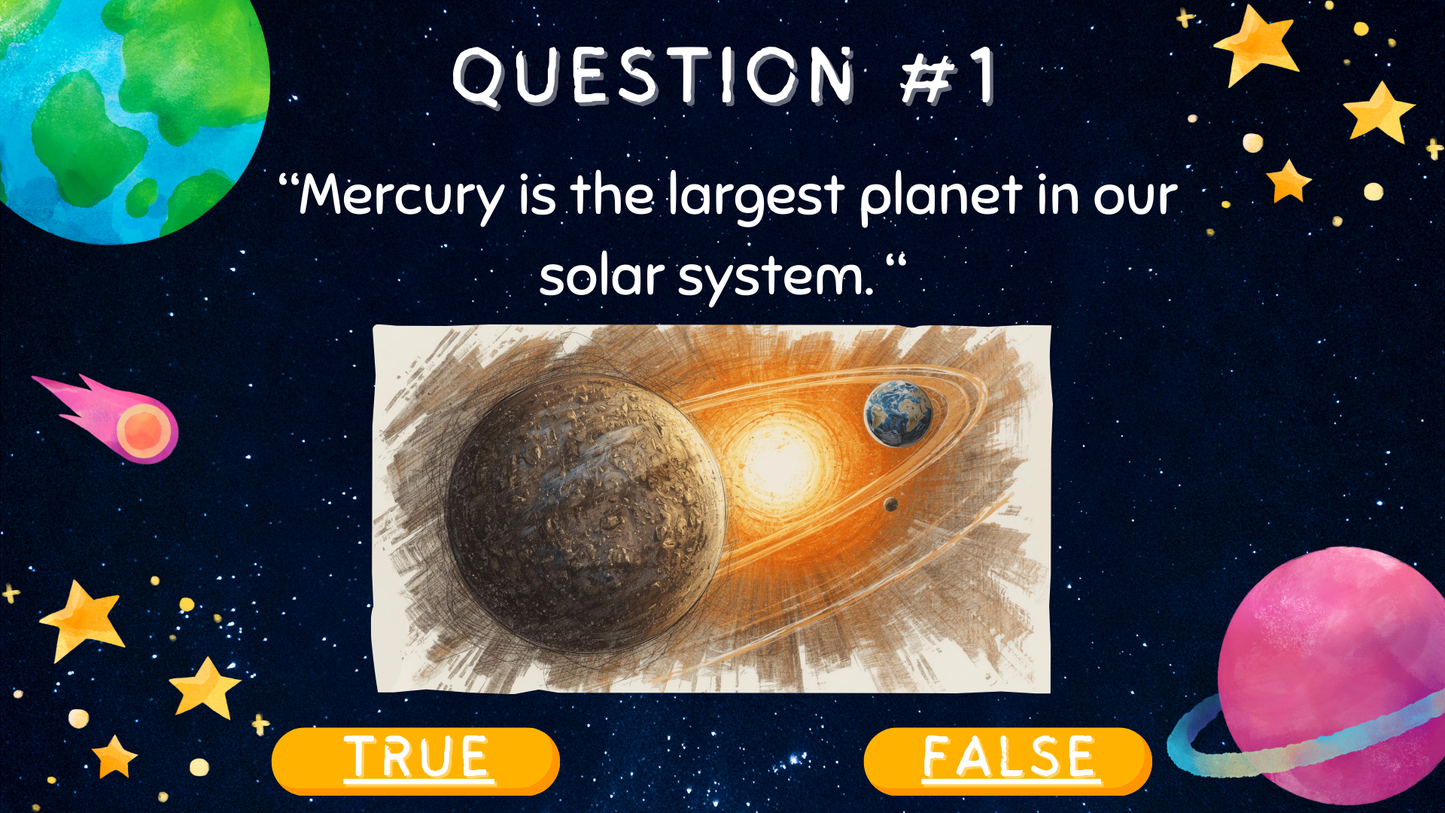 20 FUN SOLAR SCIENCE TRIVIA FACTS + TYPING GAME FOR AGES 6–12