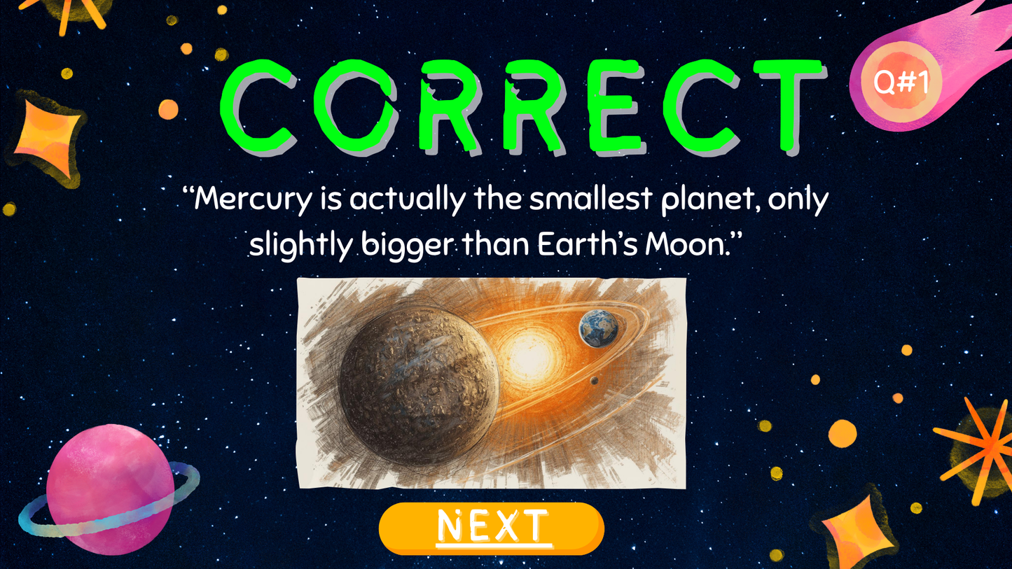 20 FUN SOLAR SCIENCE TRIVIA FACTS + TYPING GAME FOR AGES 6–12