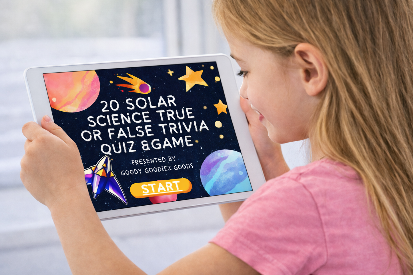 20 FUN SOLAR SCIENCE TRIVIA FACTS + TYPING GAME FOR AGES 6–12