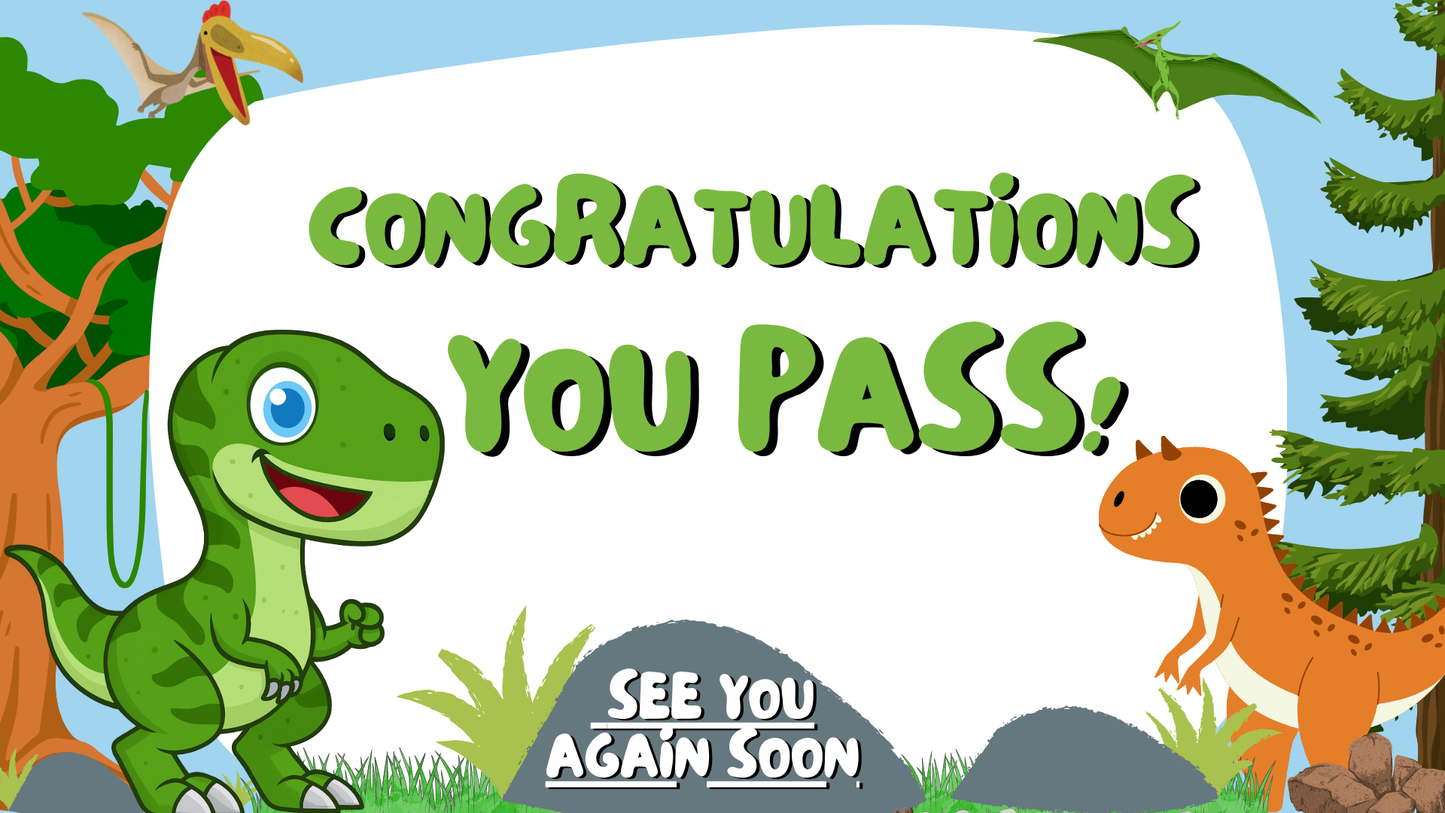 20 FUN DINOSAUR TRUE or FALSE FACTS TRIVIA QUIZ FOR KIDS AGES 5-12(Parent Approved)