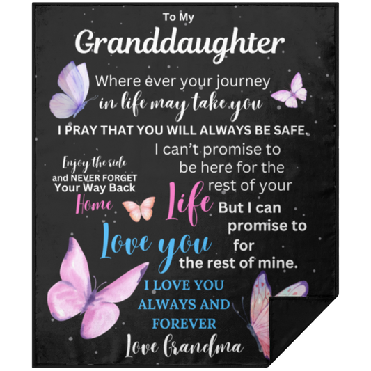 To My Granddaughter 50x60