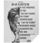 To My Beloved Daughter Blanket (From Dad) 50x60