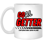 GO(AL) GETTER White Mug