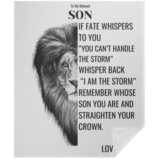 To My Son From Dad Blanket 50x60