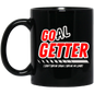 GO(AL) GETTER Black Mug