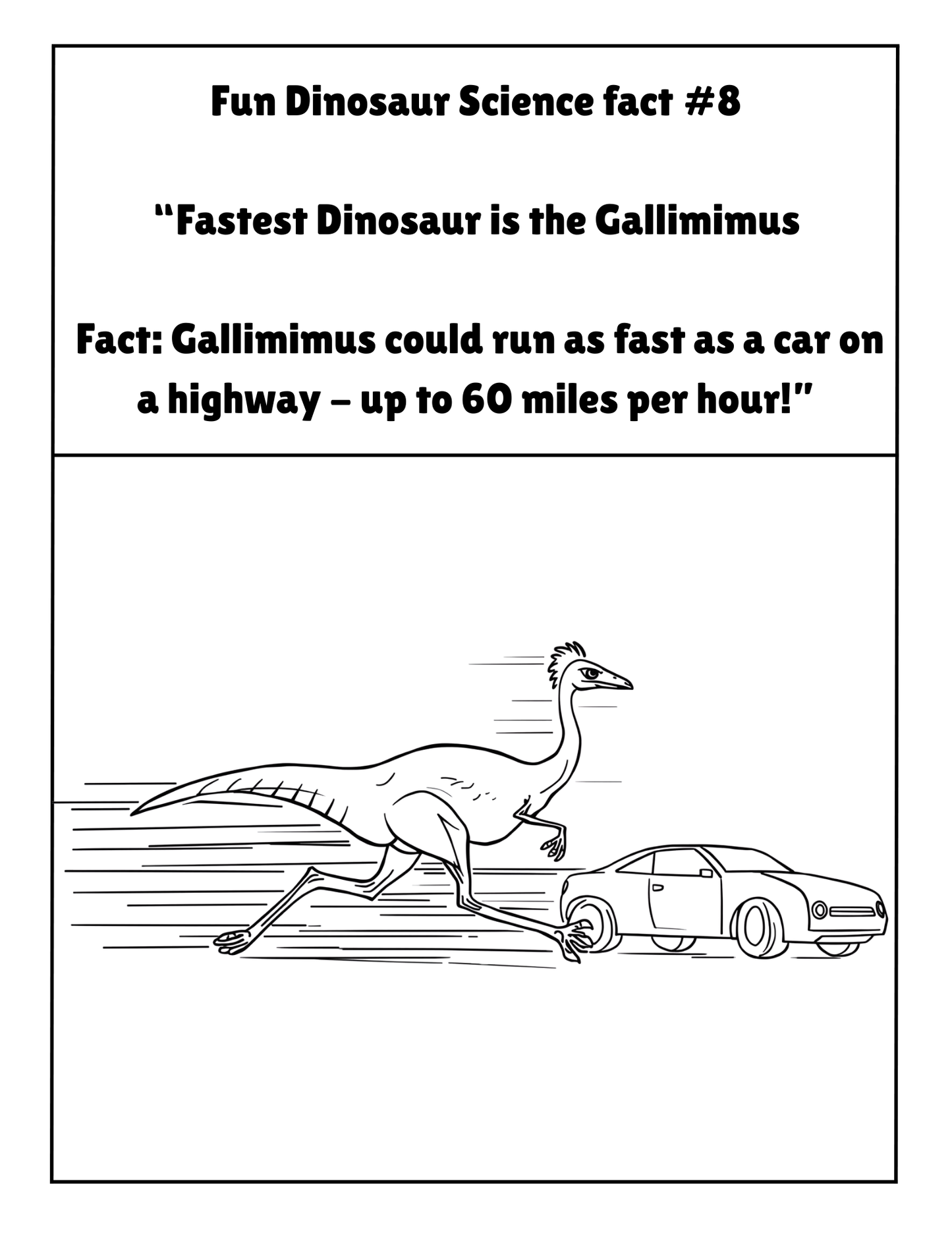 20 FUN DINOSAUR SCIENCE FACTS COLORING BOOK (Print Ready For Ages 5-12 Parent Approved)