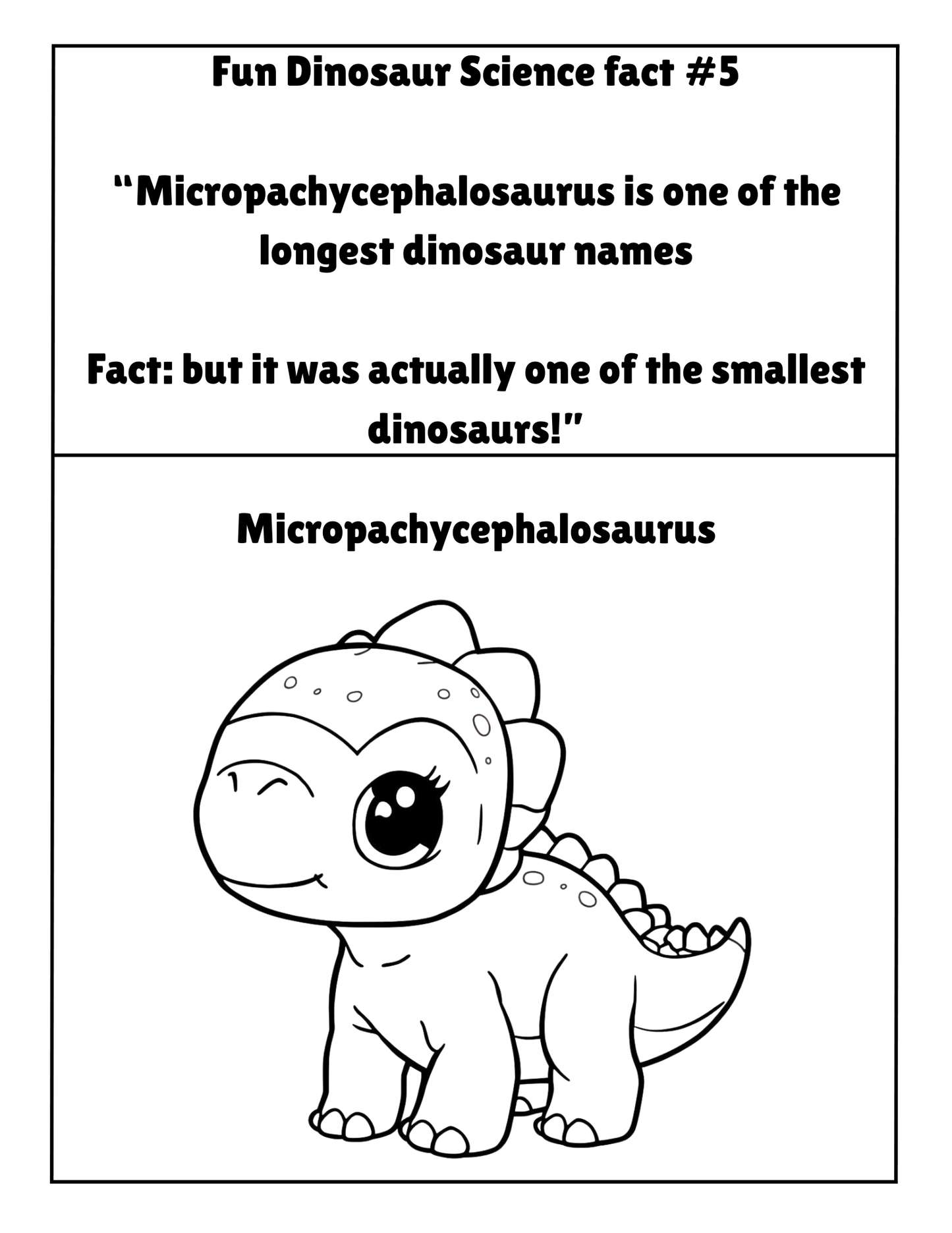 20 FUN DINOSAUR SCIENCE FACTS COLORING BOOK (Print Ready For Ages 5-12 Parent Approved)