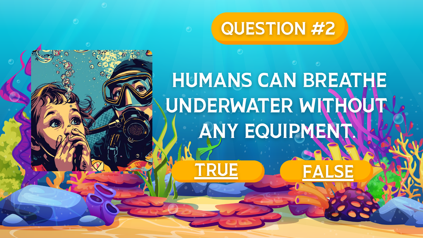 20 FUN SCIENCE TRIVIA TRUE or FALSE FACTZ QUIZ #1 FOR KIDS AGES 5-12(Parent Approved)