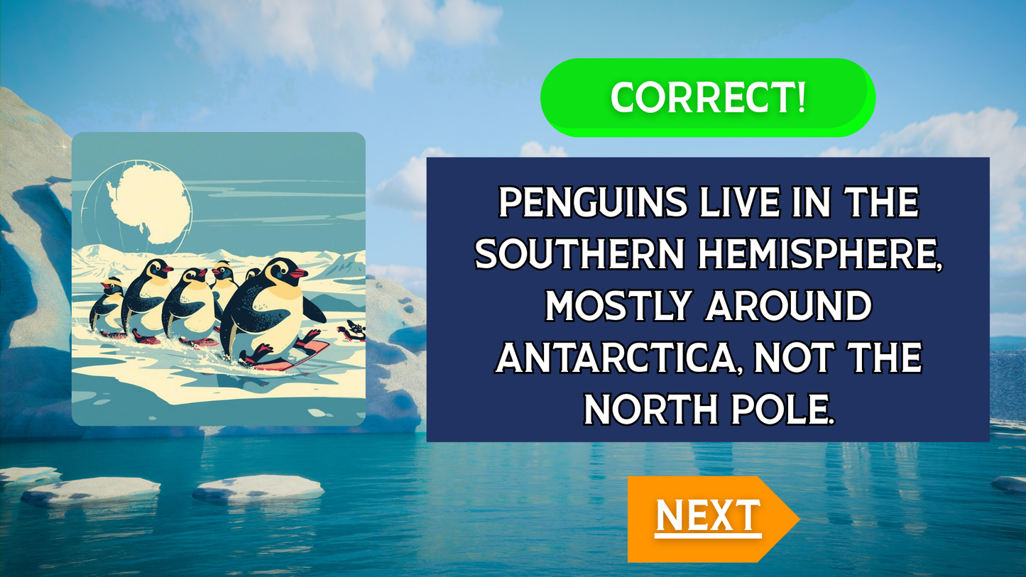 20 FUN SCIENCE TRIVIA TRUE or FALSE FACTZ QUIZ #1 FOR KIDS AGES 5-12(Parent Approved)