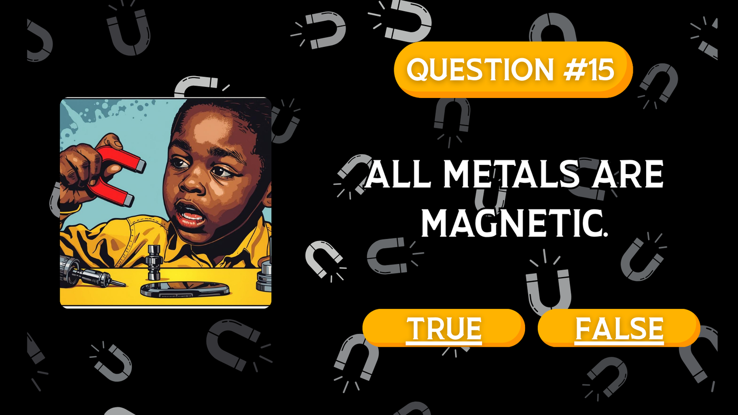 20 FUN SCIENCE TRIVIA TRUE or FALSE FACTZ QUIZ #1 FOR KIDS AGES 5-12(Parent Approved)