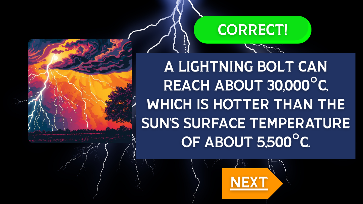 20 FUN SCIENCE TRIVIA TRUE or FALSE FACTZ QUIZ #1 FOR KIDS AGES 5-12(Parent Approved)