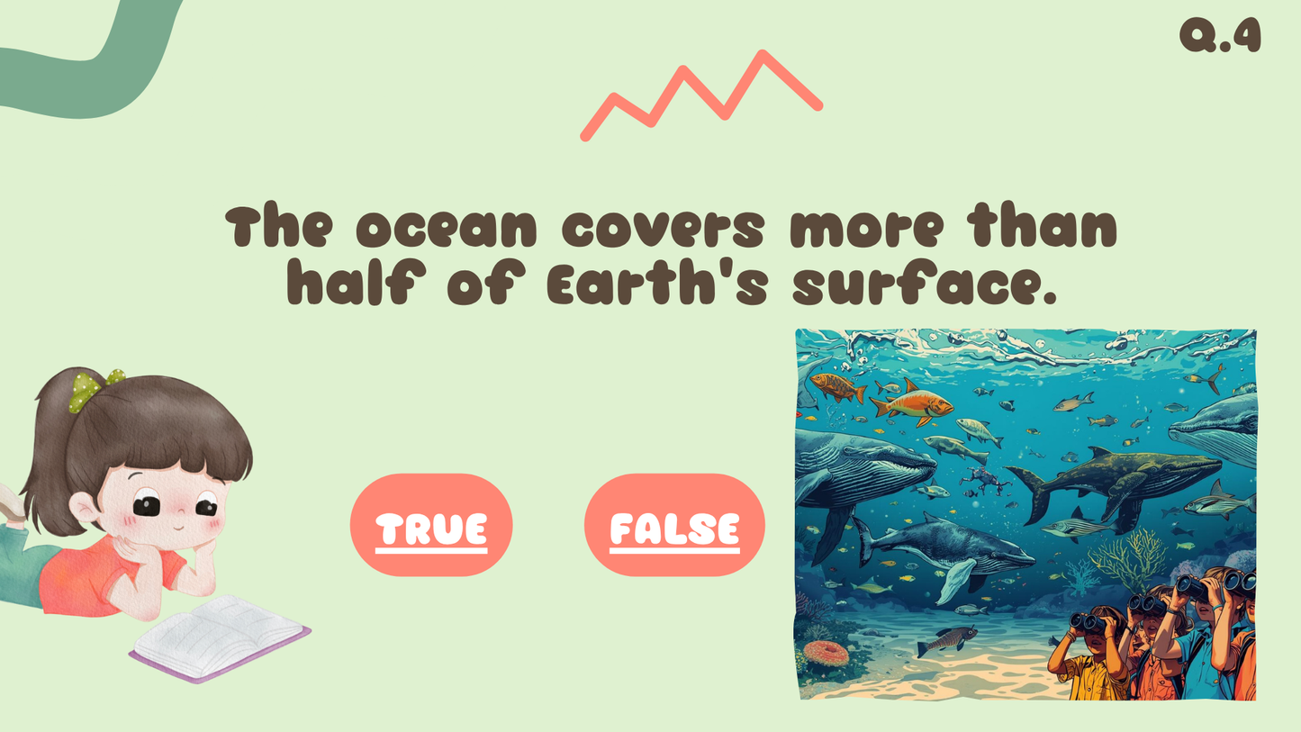 20 FUN SCIENCE TRIVIA TRUE or FALSE FACTZ QUIZ #2 FOR KIDS AGES 5-12(Parent Approved)