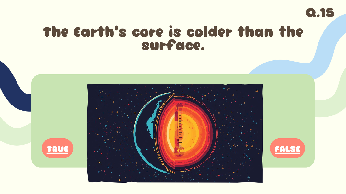 20 FUN SCIENCE TRIVIA TRUE or FALSE FACTZ QUIZ #2 FOR KIDS AGES 5-12(Parent Approved)
