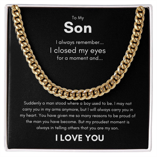 To My Son | A Man