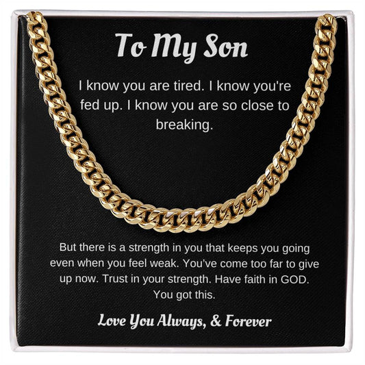 To My Son | Stay Strong