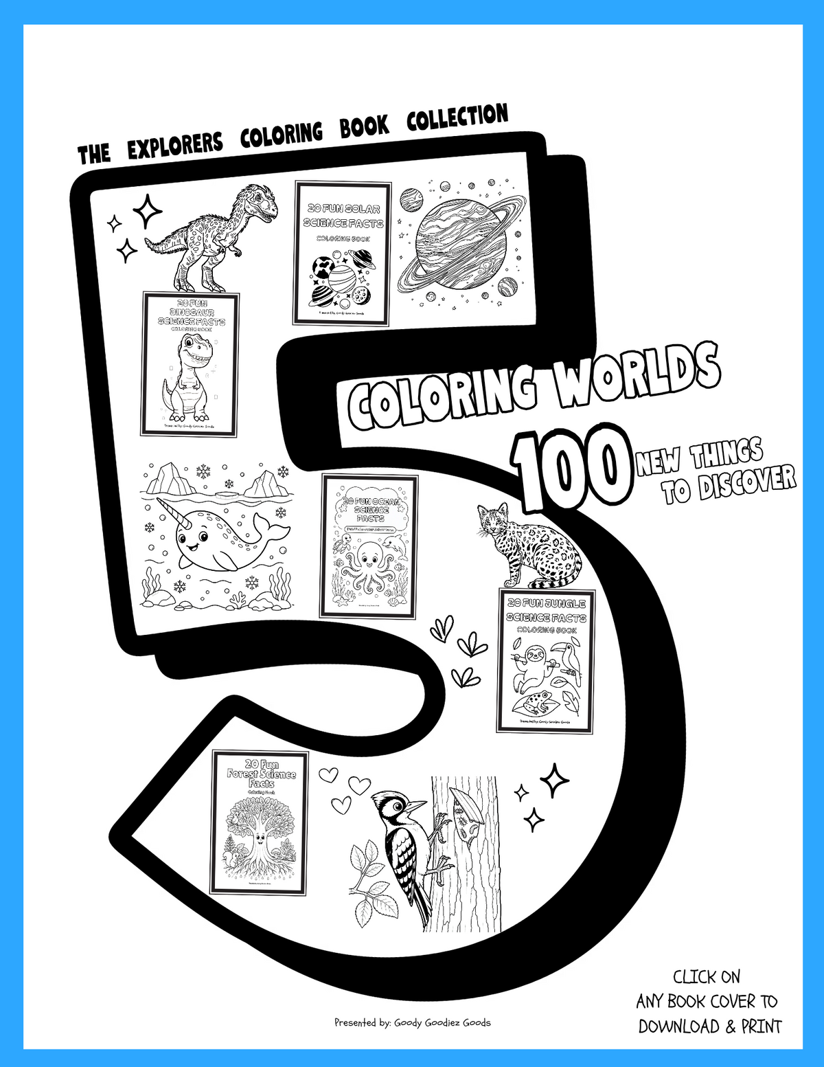 THE EXPLORERS COLORING BOOK COLLECTION ADVENTURE