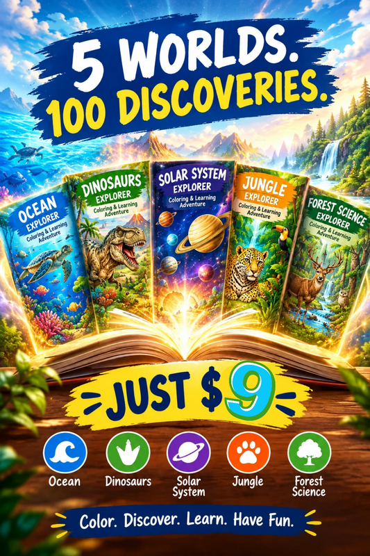 THE EXPLORERS COLORING  COLLECTION ADVENTURE